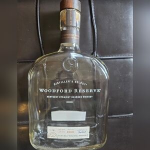 Woodford Reserve Bourbon Bottle Empty Large